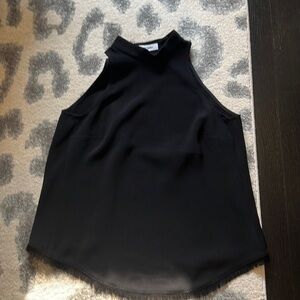Elizabeth and James black top with open back size XS